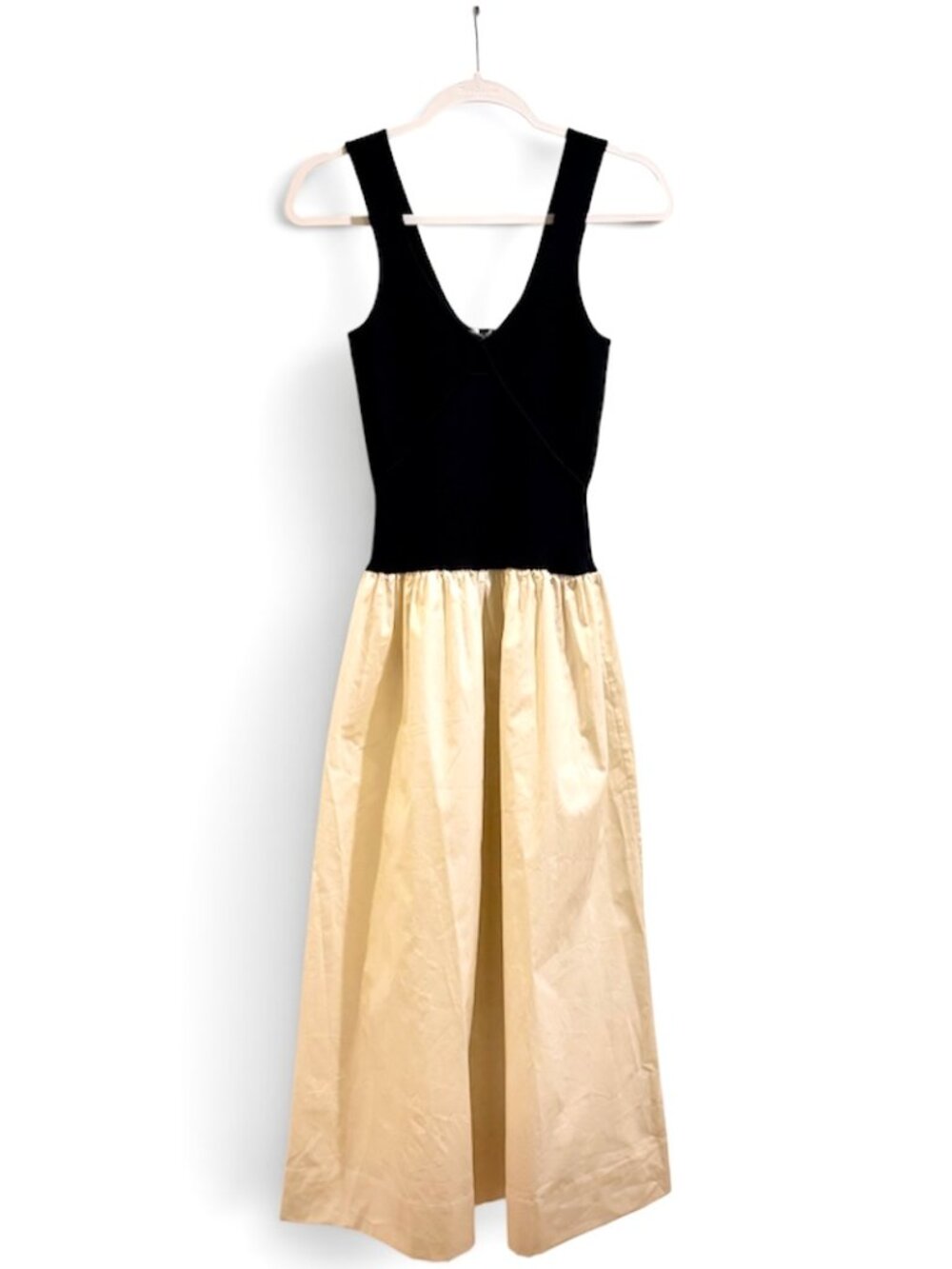NWT Rails Raquel Dress Bodice Keyhole - Black Ivory - S - Picture 3 of 9